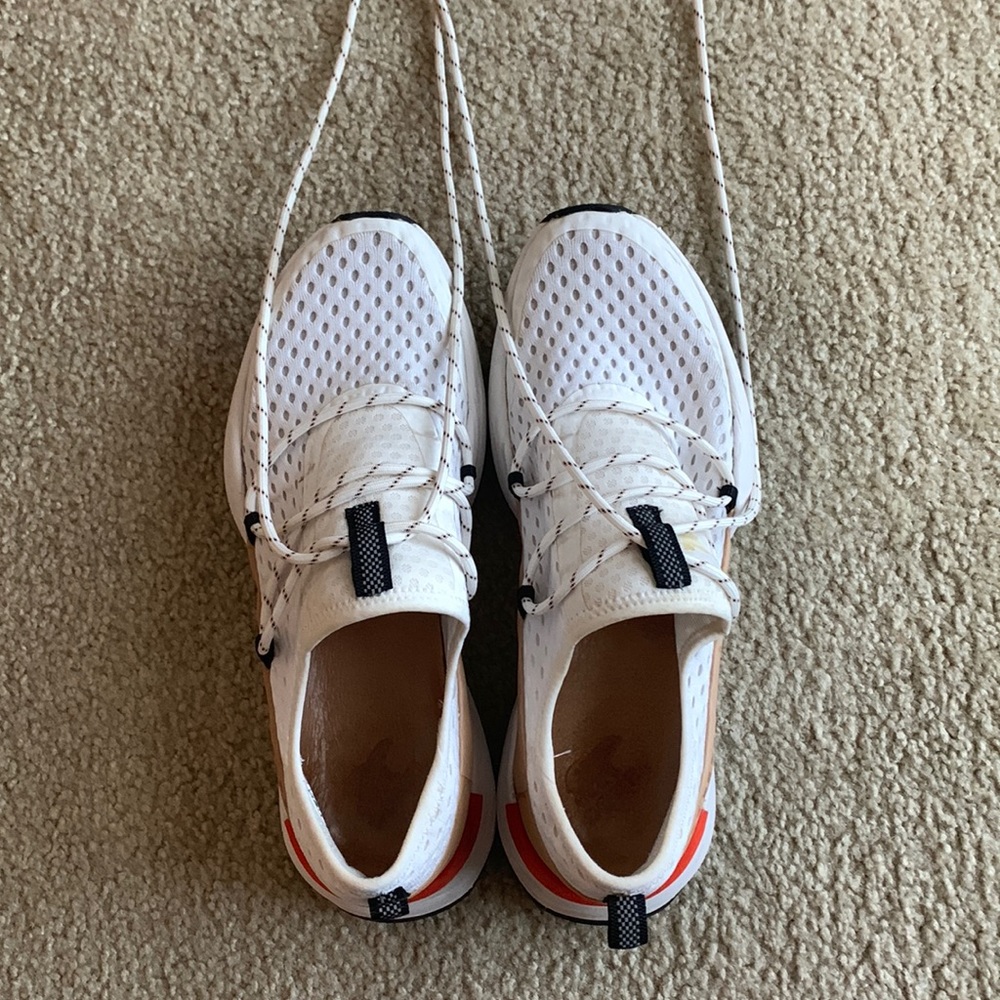 White Sorel tennis shoes